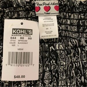 Three Hearts Black and White maxi dress Chic and Versatile